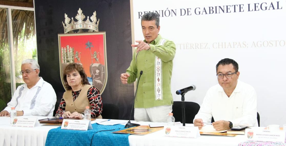 Llama Rutilio Escandón a su Gabinete a seguir trabajando a favor del pueblo para entregar buenas cuentas