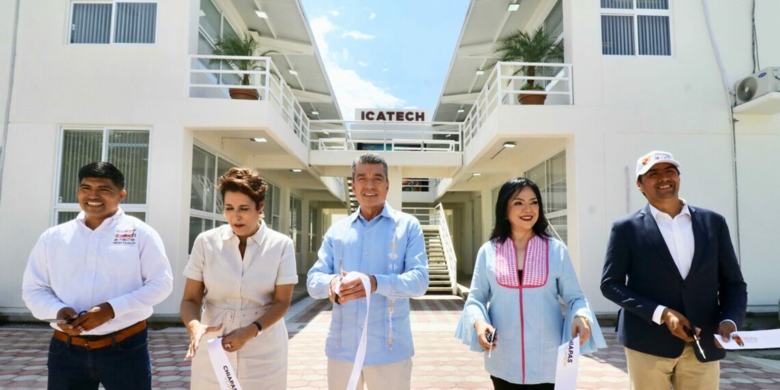 Inaugura Rutilio Escandón nuevas instalaciones del Icatech; se hace justicia a usuarios y trabajadores
