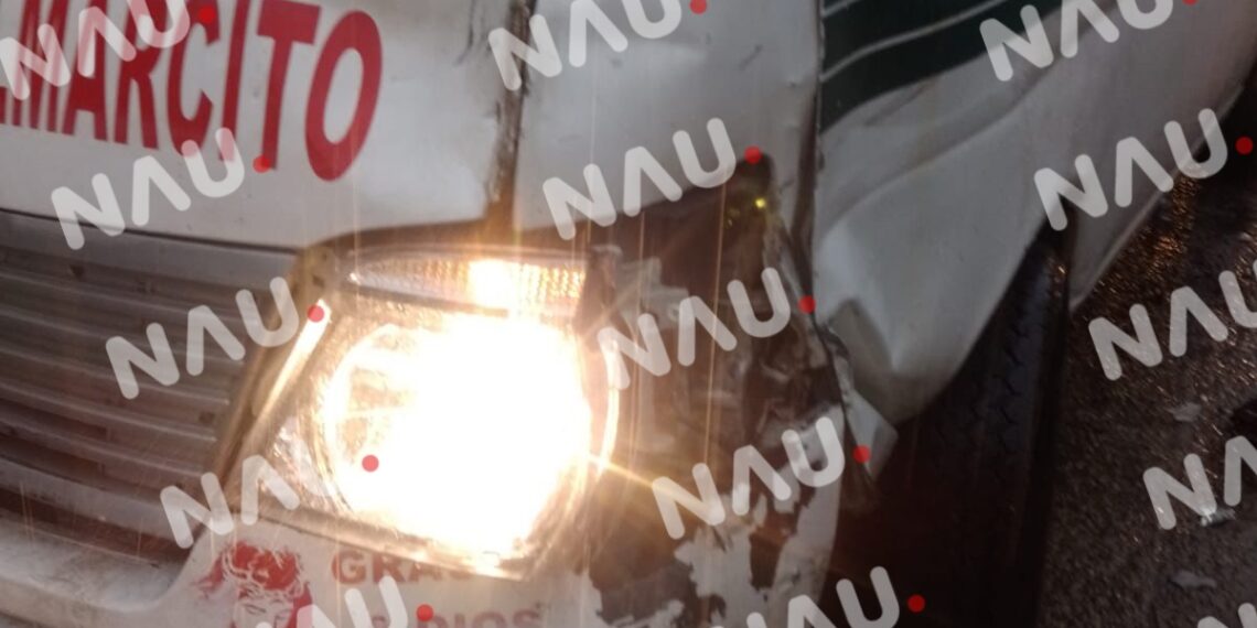 Una Persona Lesionada en Choque entre Motocicleta y Combi en Mapastepec