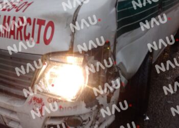 Una Persona Lesionada en Choque entre Motocicleta y Combi en Mapastepec