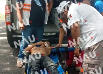 Accidente de Motocicleta en la Carretera Mapastepec Deja a un Joven con Fractura