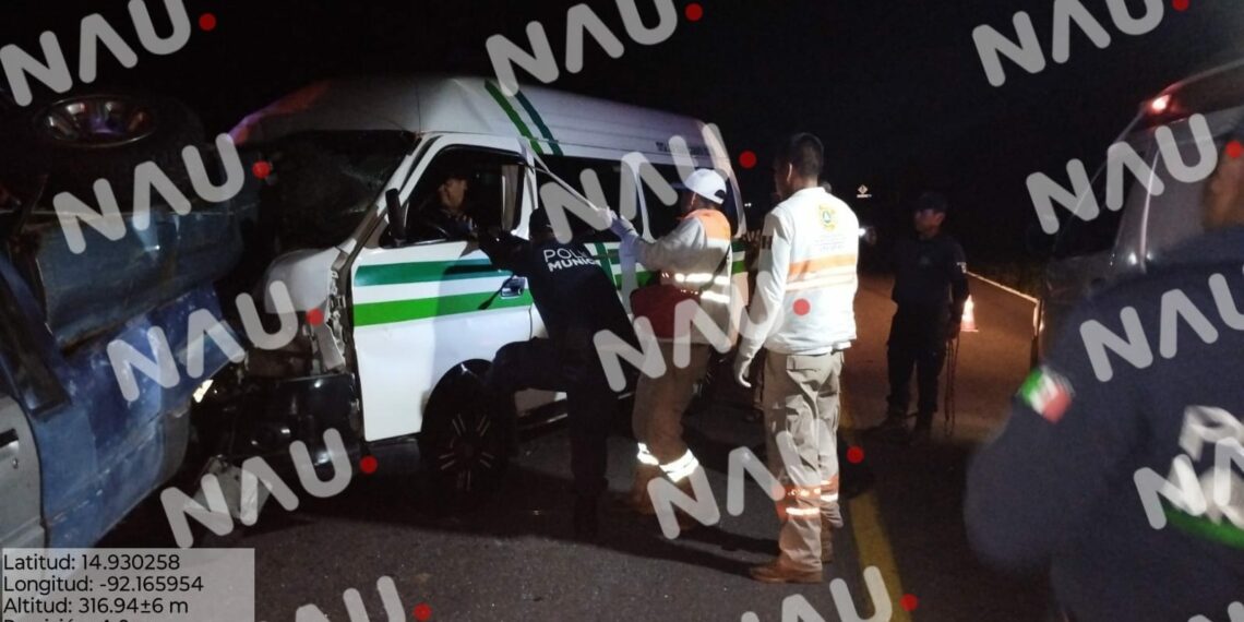 Accidente Vial en la Carretera Cacahoatán-Tuxtla Chico Deja un Lesionado en Estado Grave