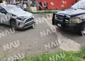 Aparatoso Accidente Deja Solo Daños Materiales en Tapachula