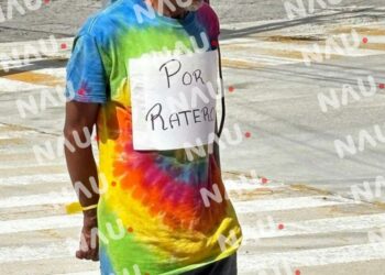 Hombre Acusado de Robo Es Amarrado a Poste en Tapachula