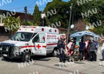 Motociclista Resulta Lesionada en Accidente en Tapachula