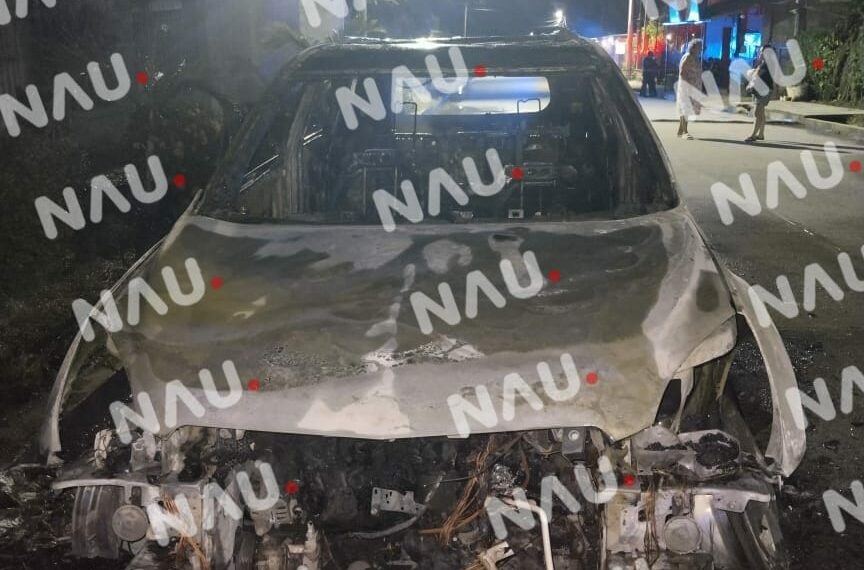 Vehículo se incendia en Huehuetán, Chiapas: Autoridades investigan las causas