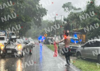 Volcadura de una Nissan NP 300 en Tuxtla Chico deja solo daños materiales