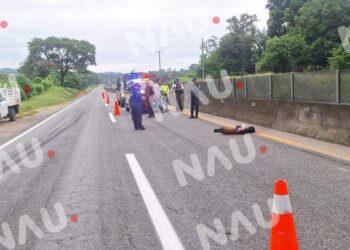 En  accidente en Tuzantán: Joven pierde la vida tras ser atropellado por vehículo no identificado