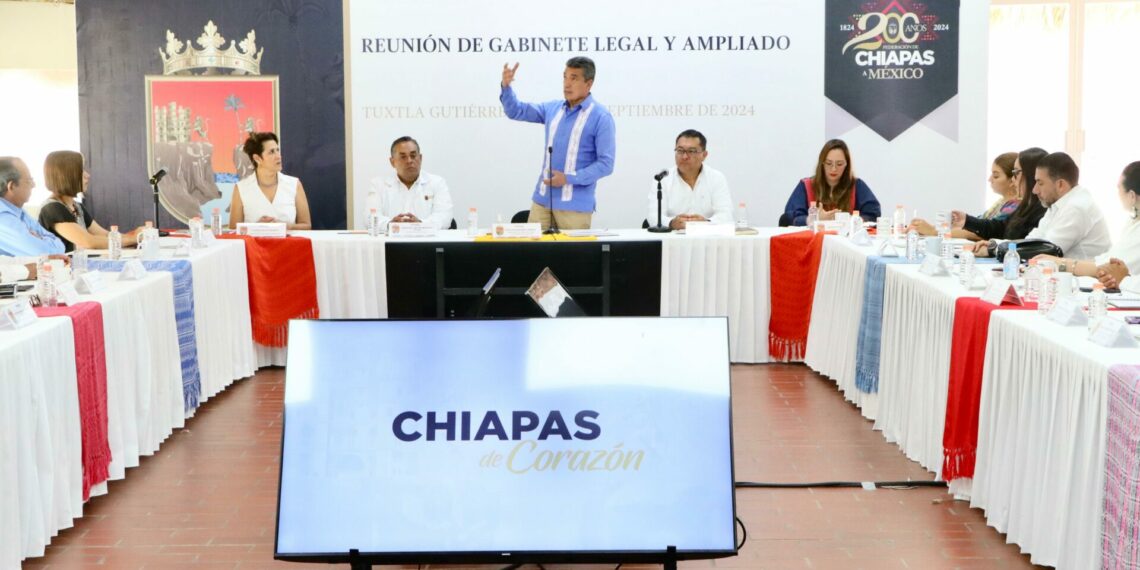 Pide Rutilio Escandón a su Gabinete Legal y Ampliado concluir este gobierno con el honor del deber cumplido