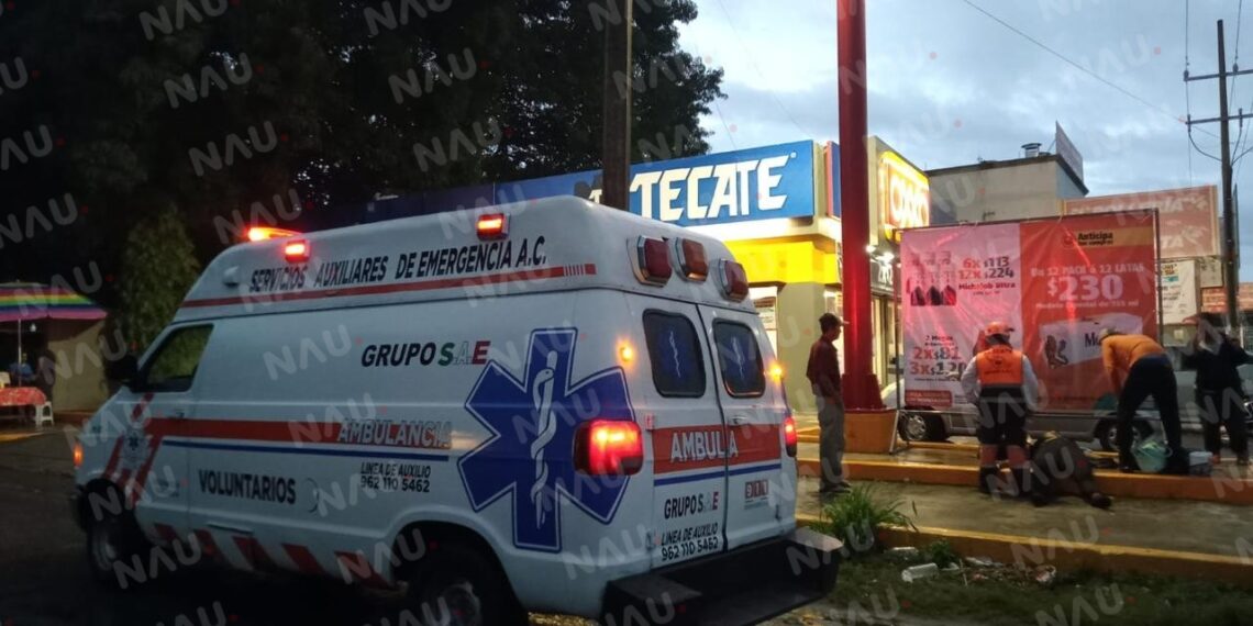 Joven de 21 años resulta lesionada