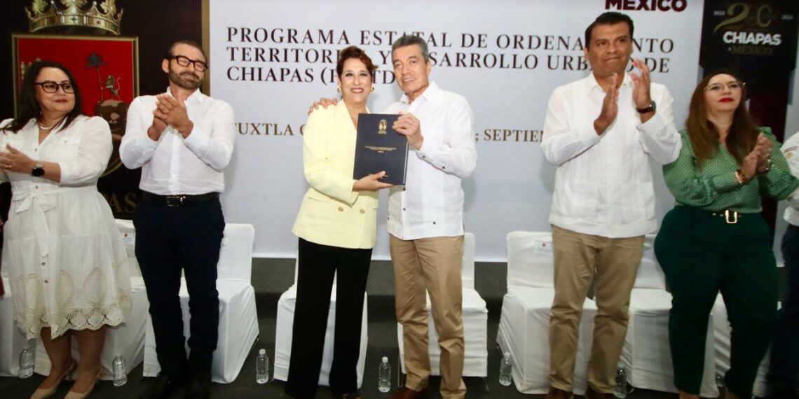 Encabeza Rutilio Escandón presentación del Programa Estatal de Ordenamiento Territorial y Desarrollo Urbano