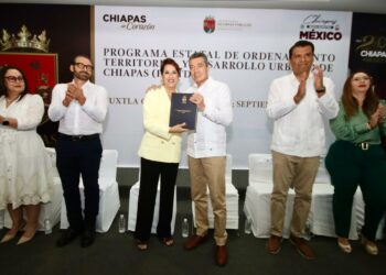 Encabeza Rutilio Escandón presentación del Programa Estatal de Ordenamiento Territorial y Desarrollo Urbano