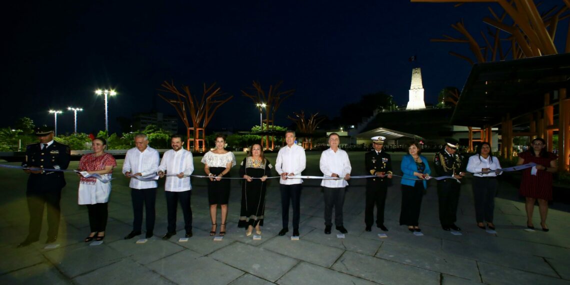 Rutilio Escandón inaugura reconstrucción del Parque Morelos Bicentenario