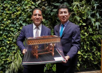 Eduardo Ramírez se reúne con Embajador de Japón en México