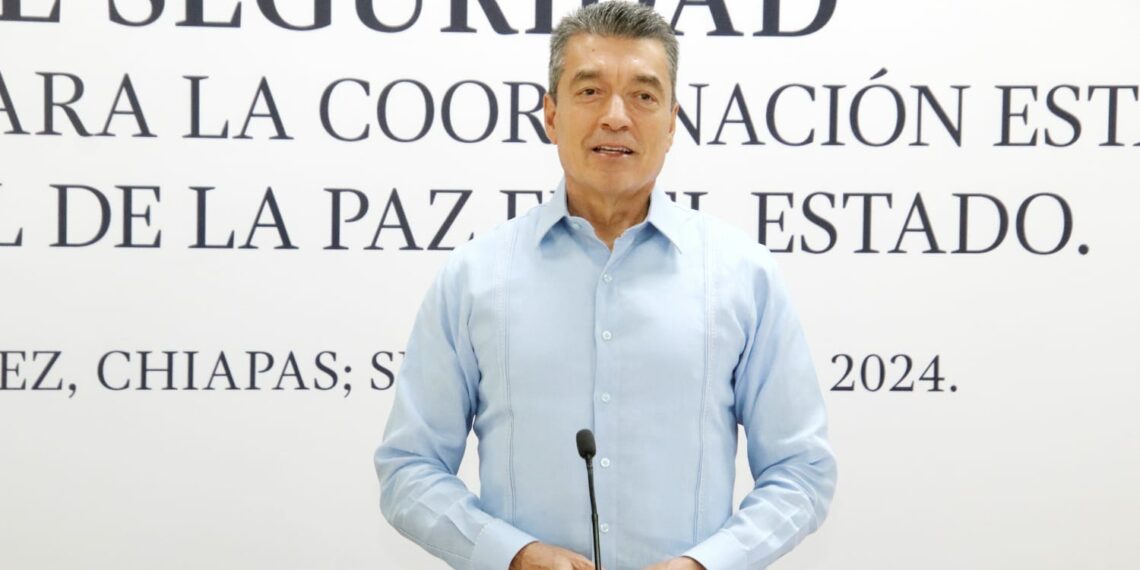 Reconoce Rutilio Escandón comportamiento civilizado del pueblo de Chiapas durante fiestas patrias