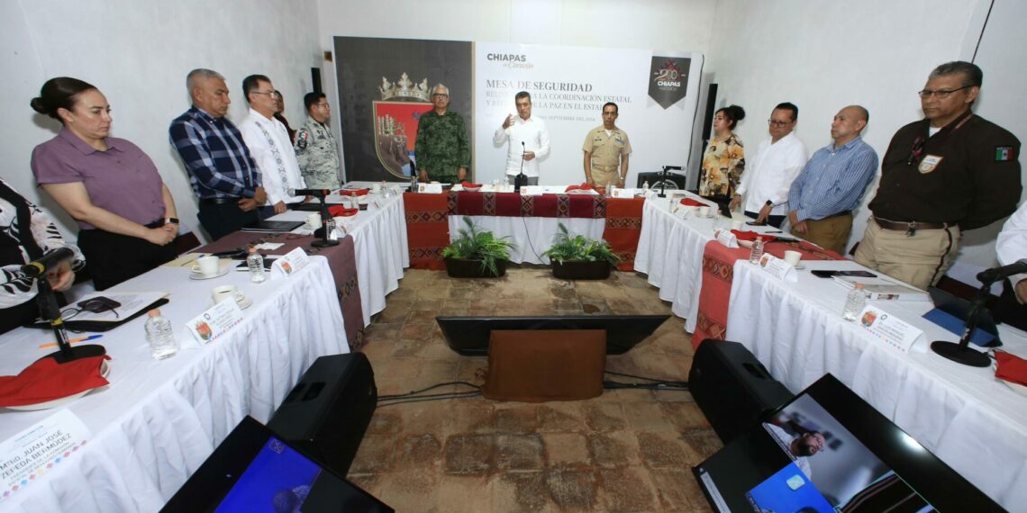 Resalta Rutilio Escandón participación de Chiapas en el Simulacro Nacional 2024