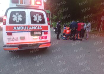 Motociclista resulta gravemente herido tras accidente en la carretera Costera en Tapachula
