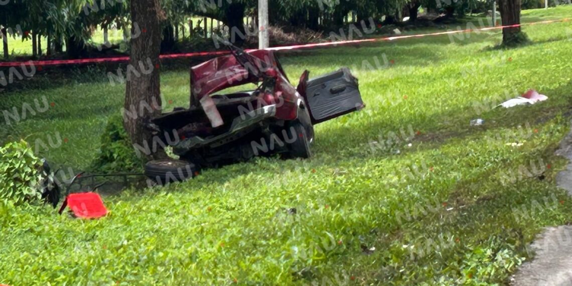 Un Accidente vehicular en la carretera Mapastepec – Escuintla, deja 5 lesionados y cuantiosos daños materiales