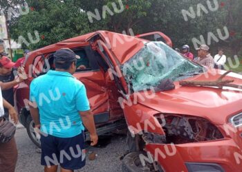 Accidente en carretera costera deja a una mujer lesionada en Huehuetán