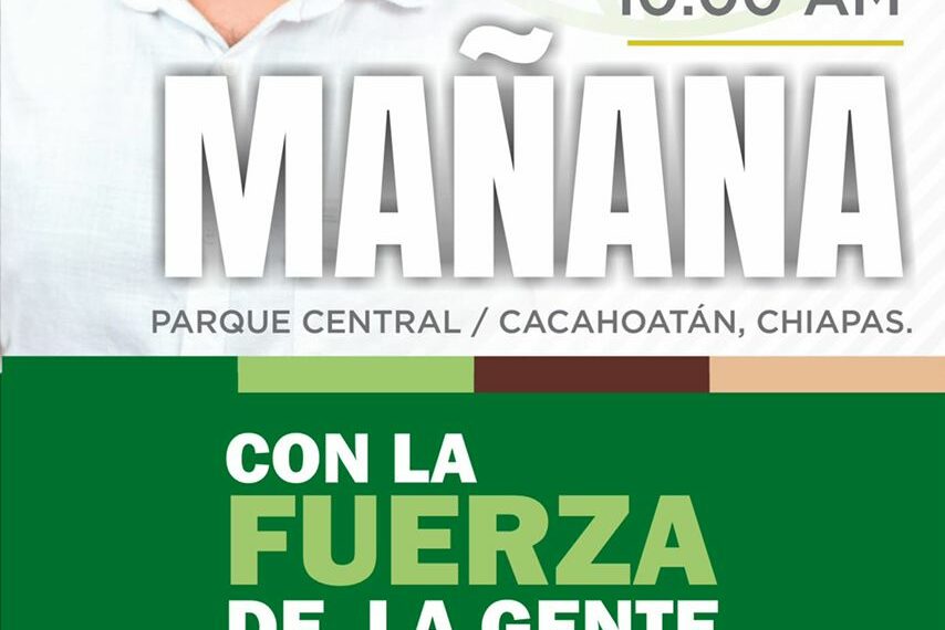 Inicia una Nueva Era en Cacahoatán: acompaña a Víctor Pérez Saldaña en su toma de protesta.