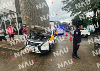Taxista ocasiona accidente vial en Tapachula