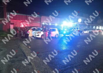 Movilización policial en Tapachula tras reporte de presuntas detonaciones de arma de fuego