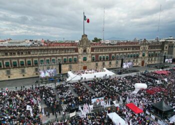 Eduardo Ramírez asiste a la toma de protesta de Claudia Sheinbaum