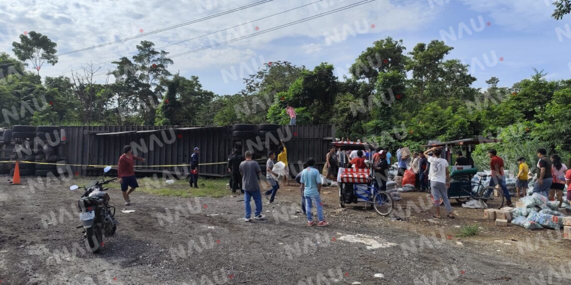 Accidente vehicular en la curva del diablo, Tuzantán, Chiapas