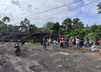 Accidente vehicular en la curva del diablo, Tuzantán, Chiapas