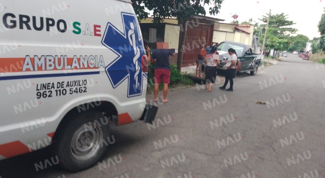 Ataque de perro deja a un menor herido en la colonia El Vergel, Tapachula
