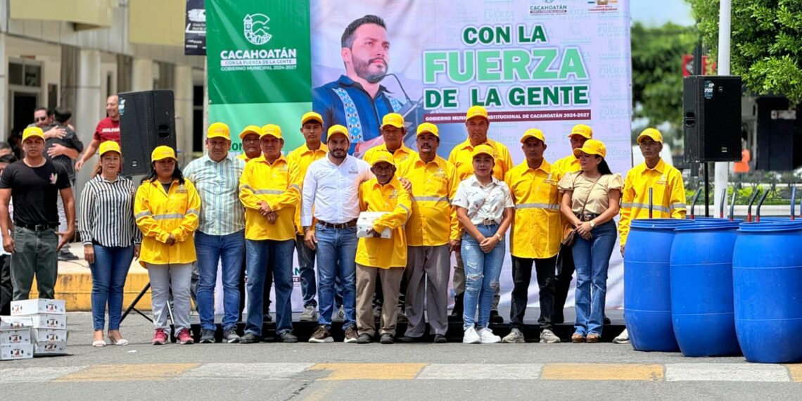Vamos a lograr un Cacahoatán limpio: Víctor Saldaña ✅