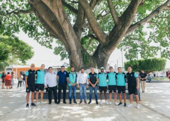 Víctor Saldaña y directivos de Tapachula FC. impulsan el talento deportivo de Cacahoatán