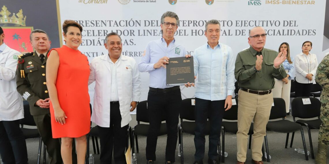 Rutilio Escandón presenta Anteproyecto Ejecutivo del Acelerador Lineal del Hospital de Especialidades Pediátricas IMSS-Bienestar