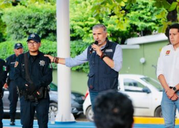 Angel Torres encabeza “Contigo por tu seguridad”, en la colonia ISSSTE