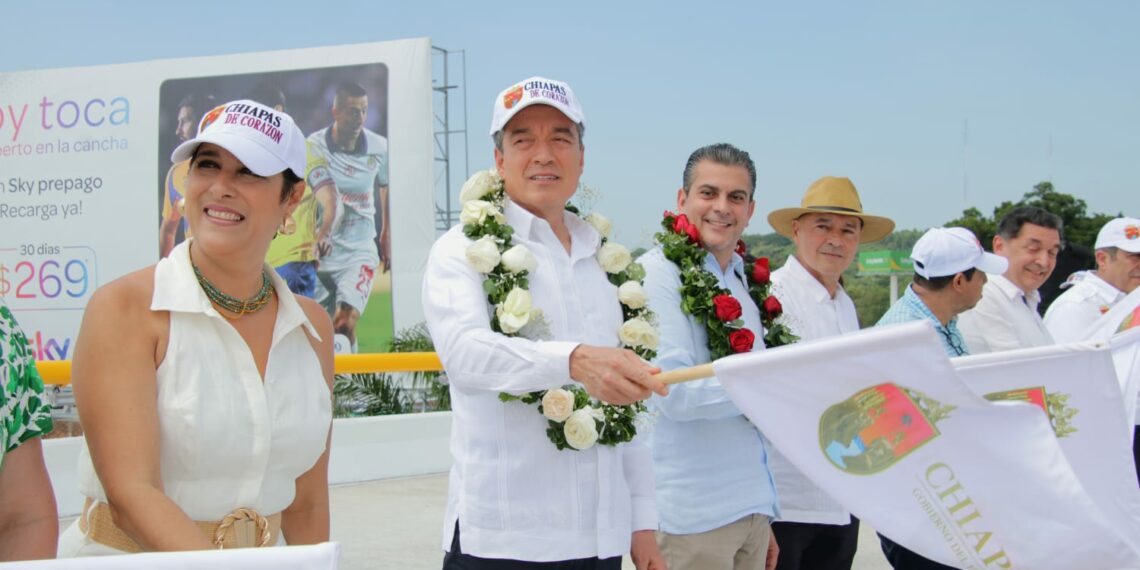 Rutilio Escandón inaugura Paso a Desnivel Vehicular “San Juan”, de Tapachula