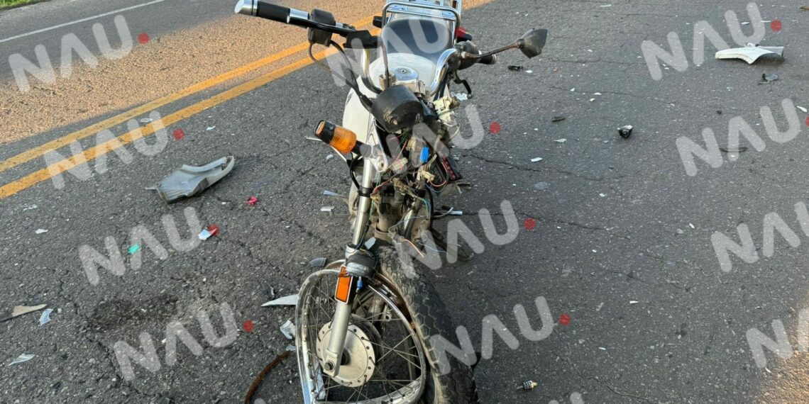 Accidente en Tapachula deja dos motociclistas lesionados