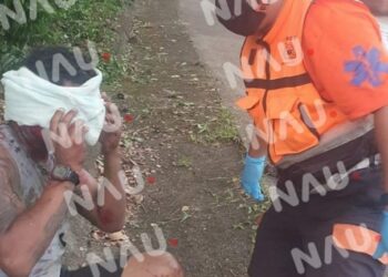 Accidente en motocicleta deja a dos heridos en Tapachula, Chiapas