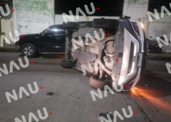 Accidente vehicular en Tapachula sin lesionados graves