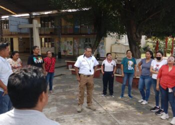 Capacita Protección Civil a escuela Primaria Lázaro Cárdenas