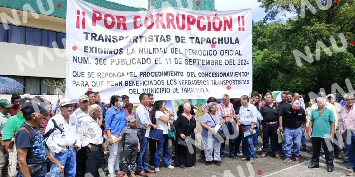 Fracasa convocatoria de transportistas acusados de vender concesiones, cada vez están más solos