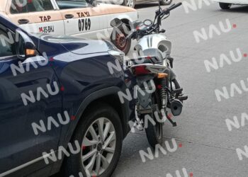 Leves daños materiales en accidente automovilístico