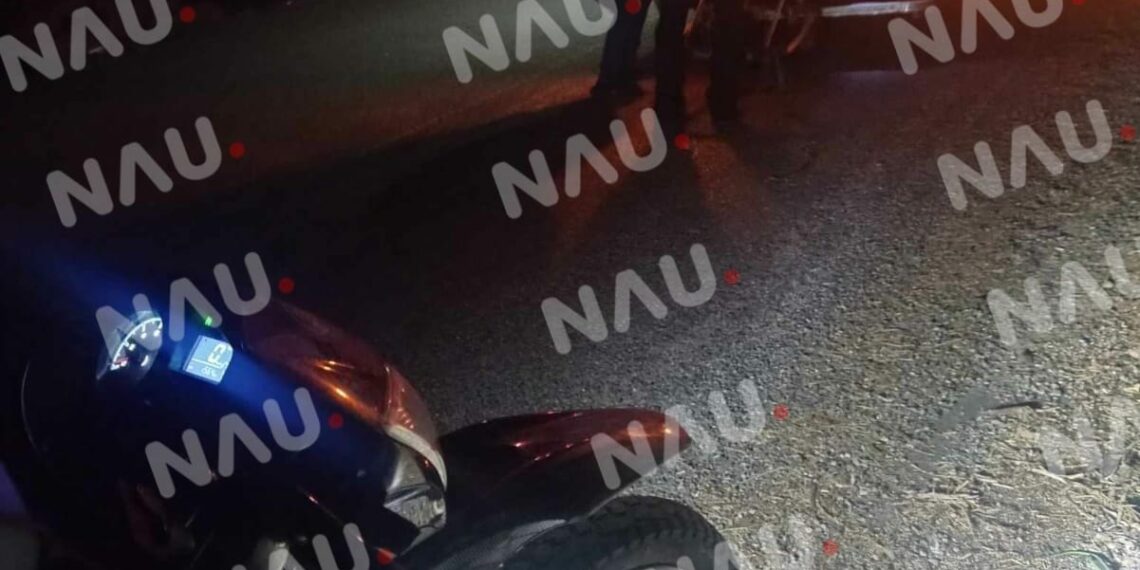 Motociclista resulta lesionado en accidente en carretera de Mapastepec