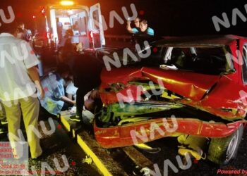 Menor de edad resulta lesionado en accidente vehicular en Tapachula