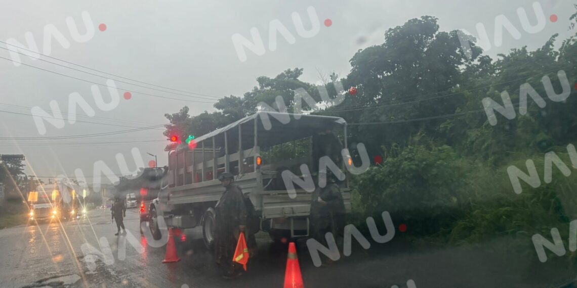Aseguran vehículo en operativo en Tapachula, Chiapas.