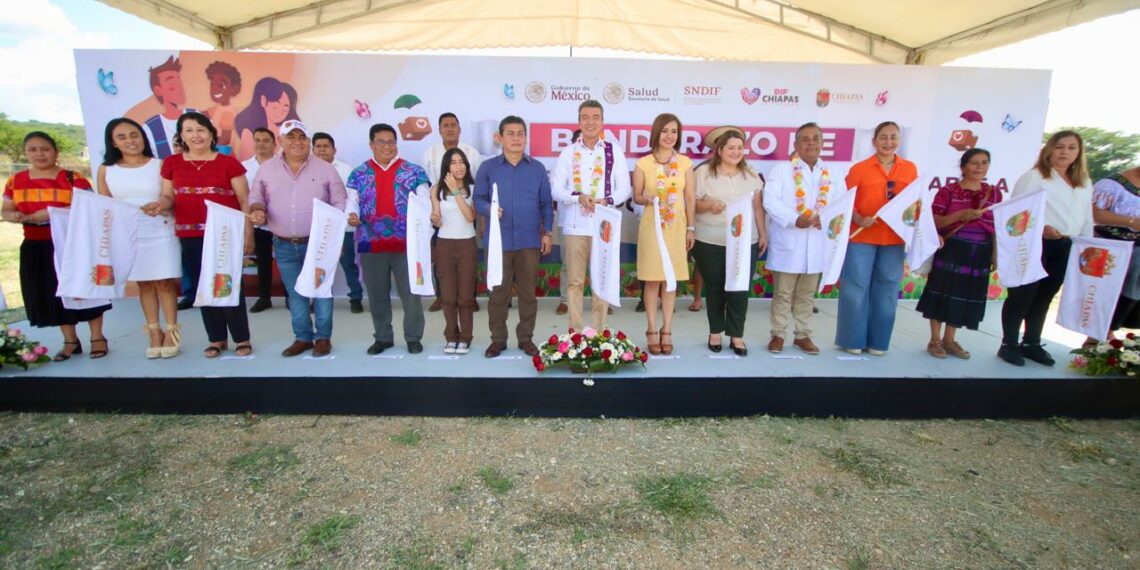 Rutilio Escandón da banderazo de salida a mil 719 toneladas de alimentos para dispersar en todo Chiapas