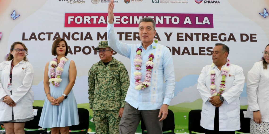 Entrega Rutilio Escandón equipamiento para fortalecer el Banco de Leche Humana del Hospital Regional de Tuxtla