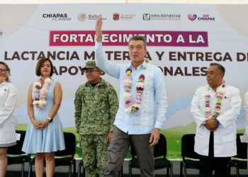 Entrega Rutilio Escandón equipamiento para fortalecer el Banco de Leche Humana del Hospital Regional de Tuxtla