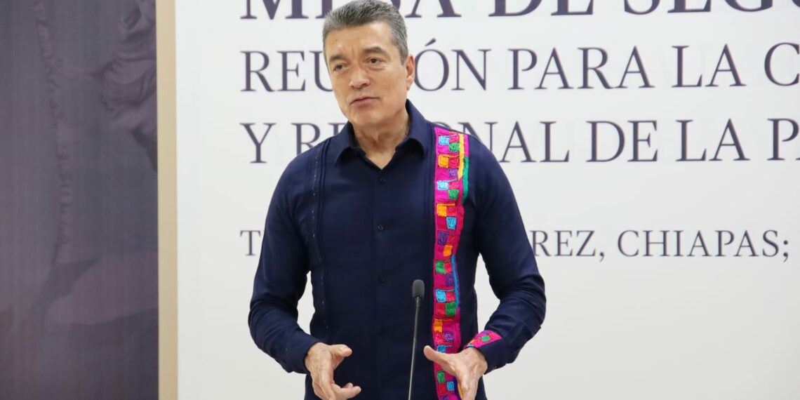 Destaca Rutilio Escandón resultados de la Mesa de Seguridad Chiapas; se cumplen mil 500 sesiones