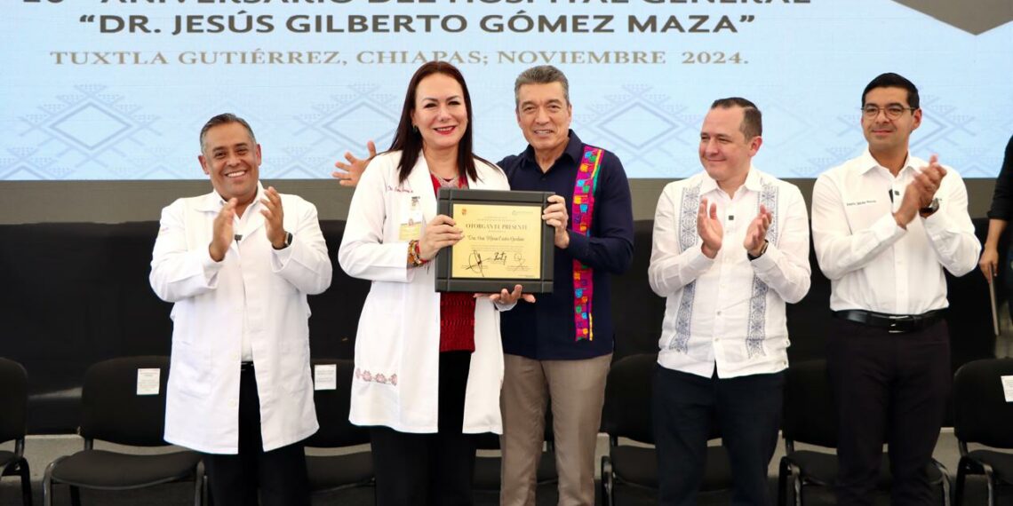 CelebraRutilio Escandón 10º Aniversario del Hospital General “Dr. Jesús Gilberto Gómez Maza”