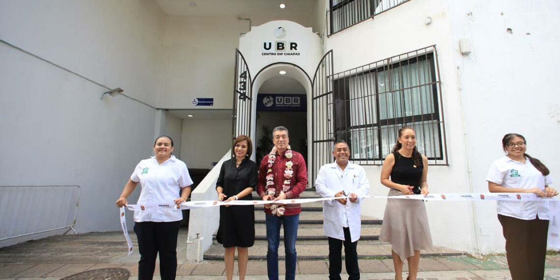 En Tuxtla, Rutilio Escandón inaugura Unidad Básica de Rehabilitación Centro del DIF Chiapas